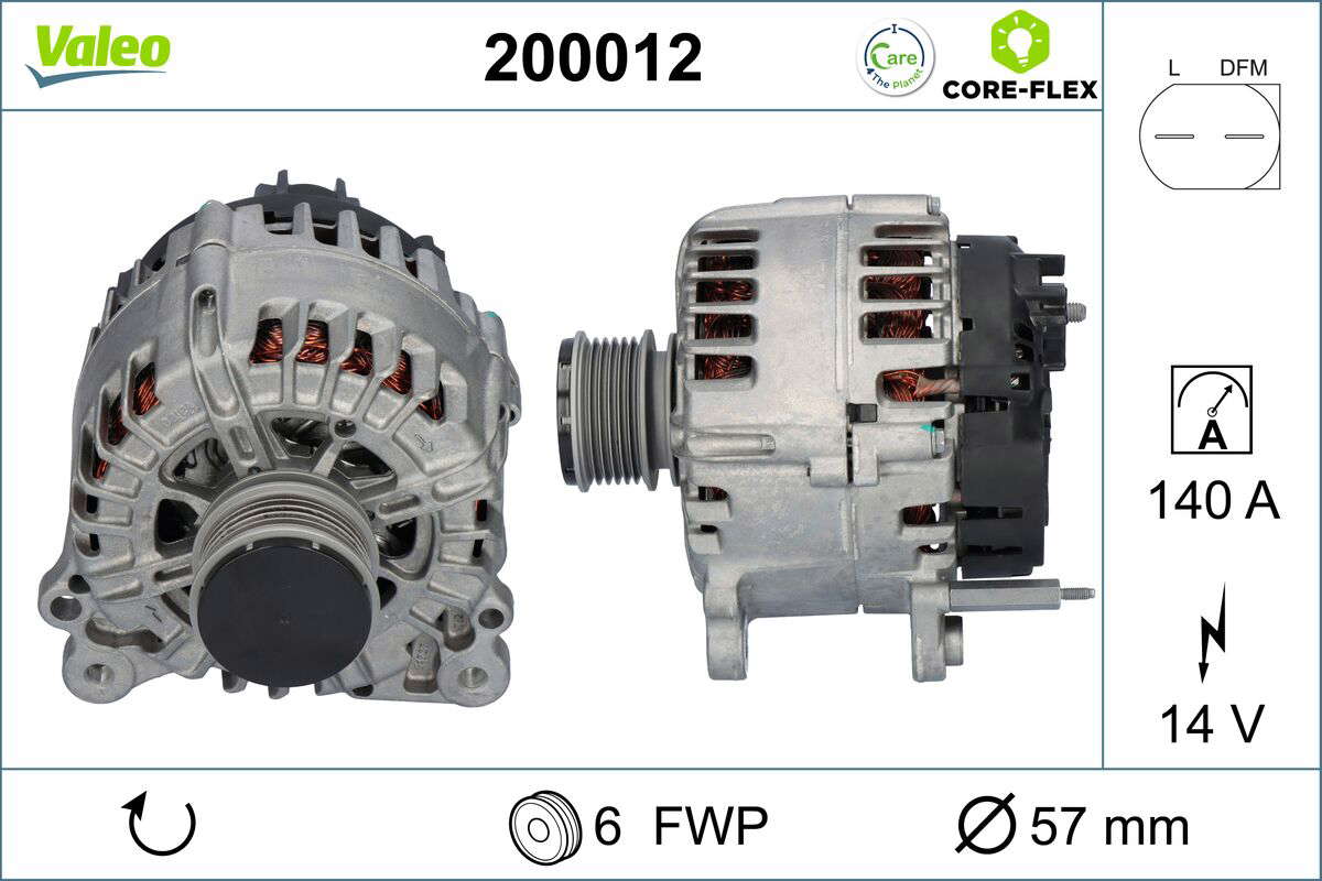 ALT-CORE FLEX-VW-GLFV,JETTA3,PSSAT,