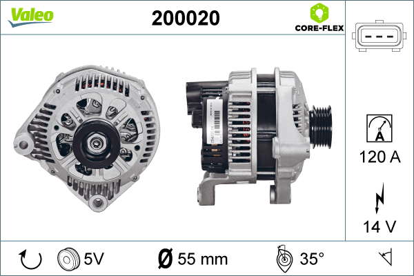 ALT-CORE FLEX-BMW-320D,520D,530D,73