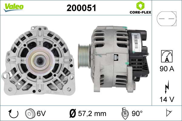 ALT-CORE FLEX-VW-CORDOI,IBIZ,FABIAI
