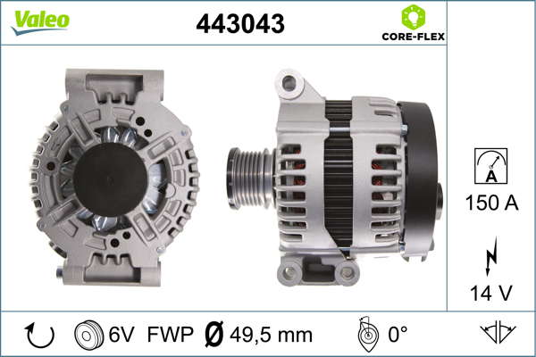 ALT-CORE FLEX-PEUGT-308,207,C4,DS3,