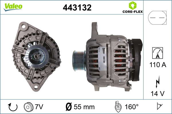 ALT-CORE FLEX-FIAT-DUCATO,DAILYIV