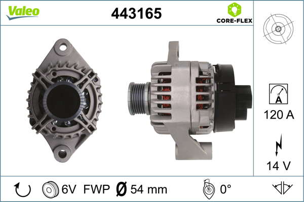 ALT-CORE FLEX-FIAT-BRAV,DOBLO,BRERA