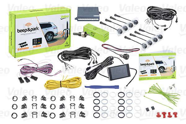 KIT N 3 BEEP PARK 8CAPTEURS+ECRANLC