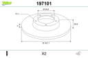 DISQ FREIN X2 FORD S-MAX