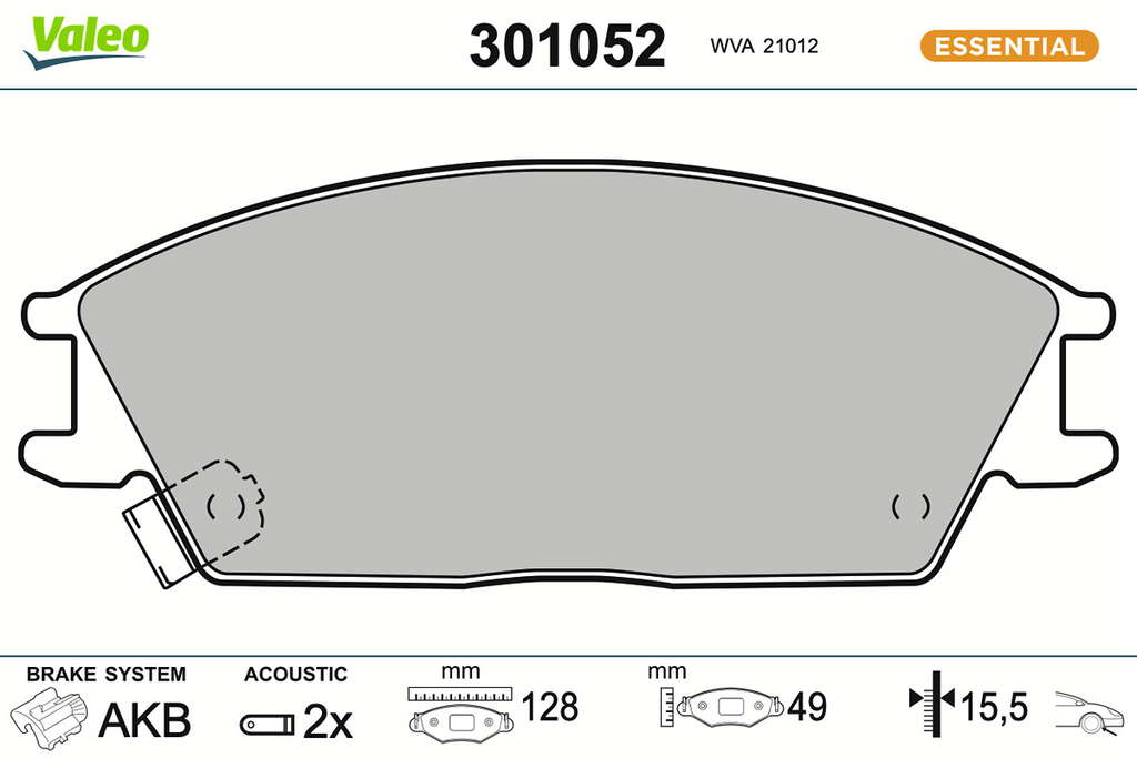 PLAQ FREIN FIRST HONDA ACCORD