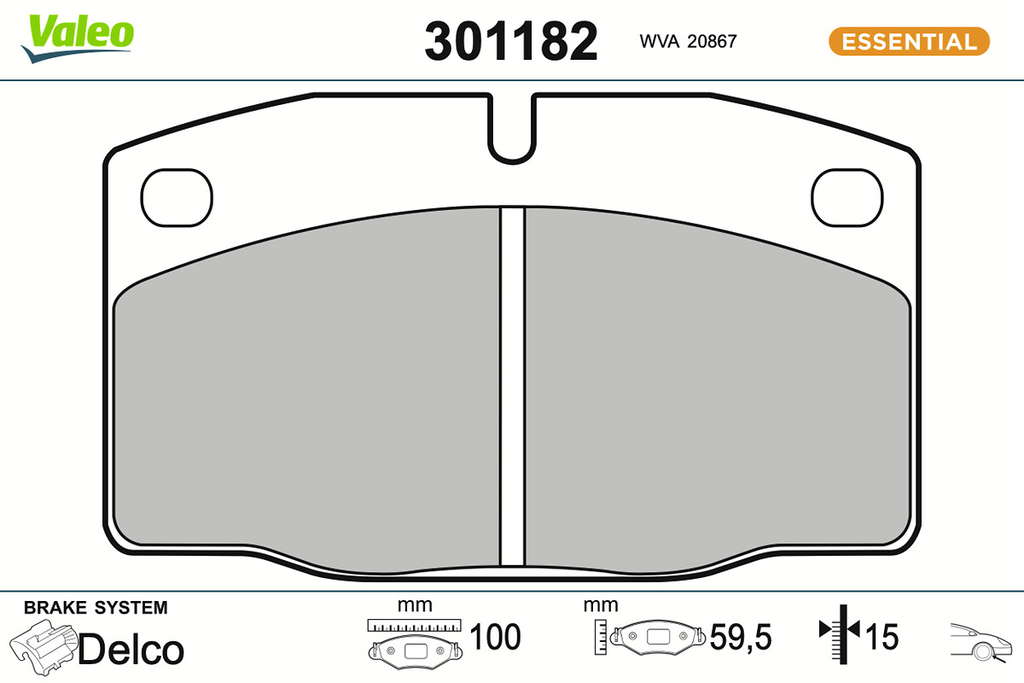 PLAQ FREIN FIRST OPEL ASTRA A