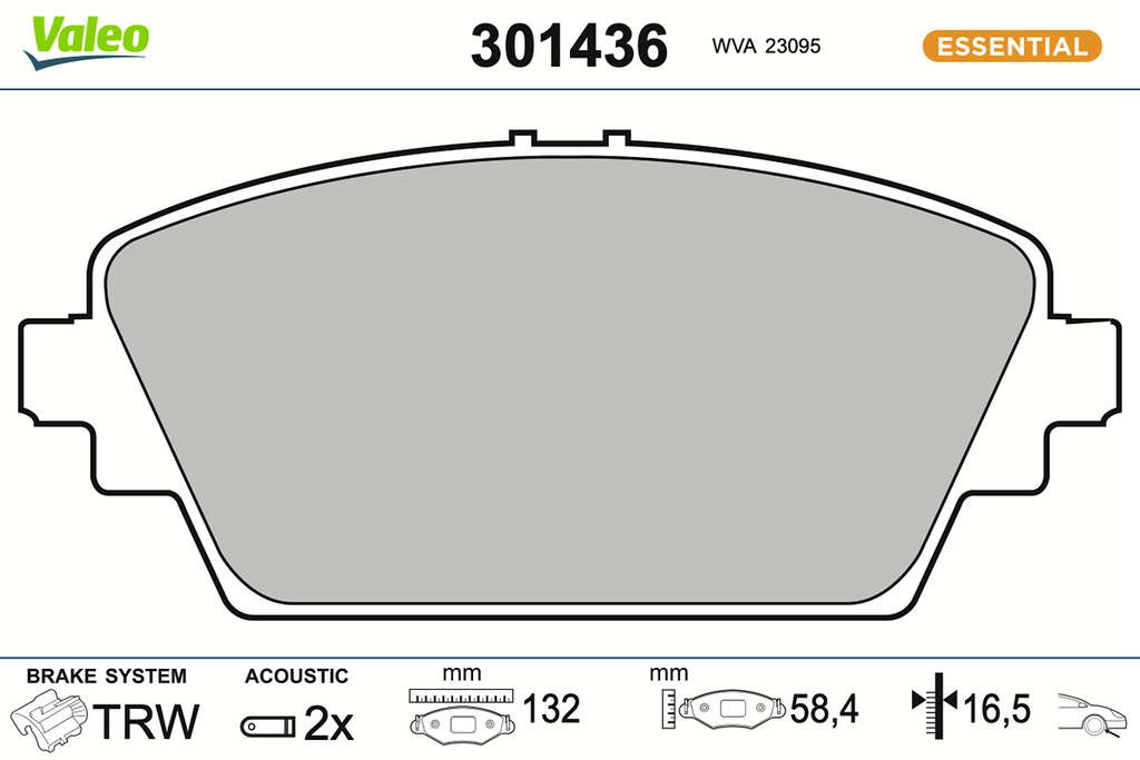 PLAQ FREIN FIRST HONDA ACCORD VI