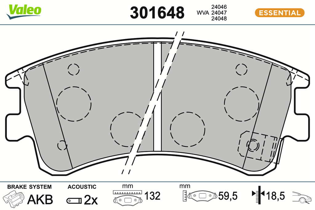 PLAQ FREIN FIRST MAZDA 6 (GG)