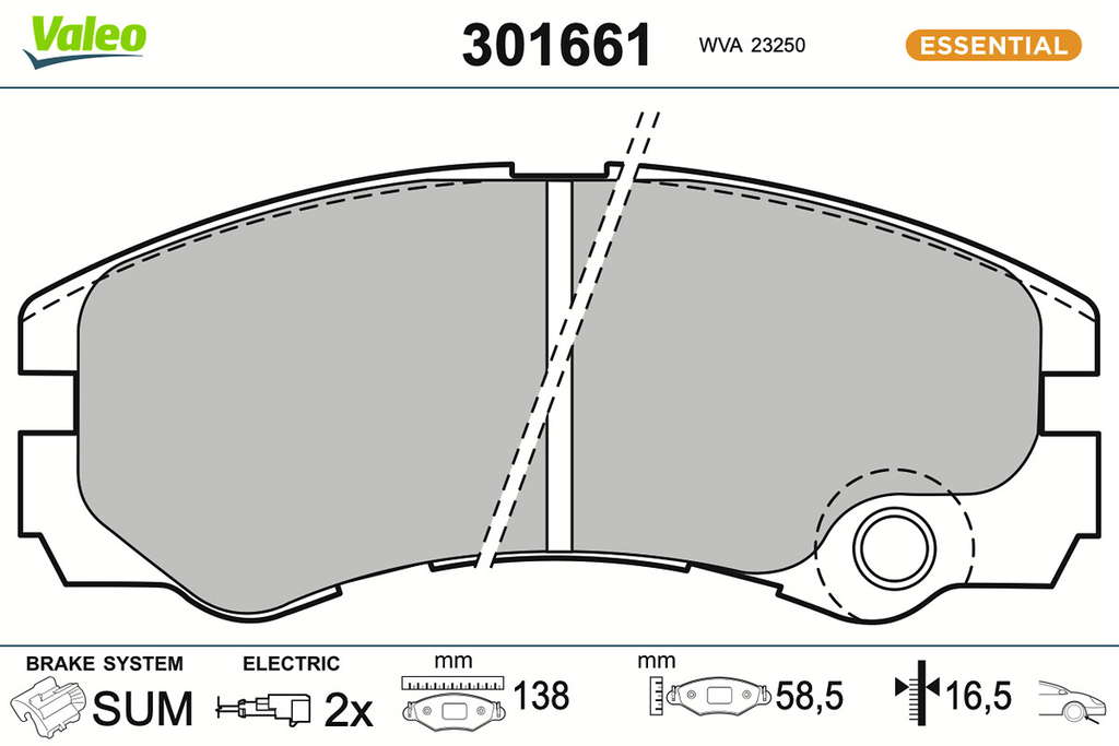 PLAQ FREIN FIRST OPEL FRONTERA