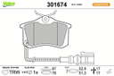 PLAQ FREIN FIRST AUDI A2
