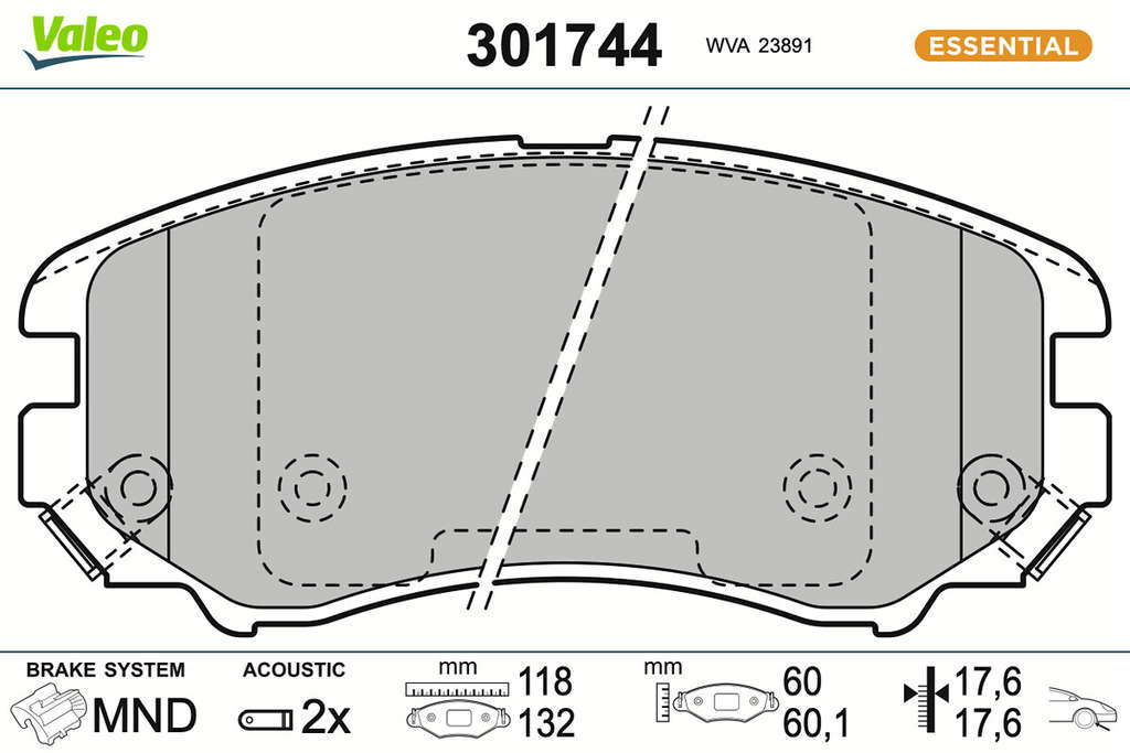 PLAQ FREIN FIRST HYUNDAI COUPE TIBU