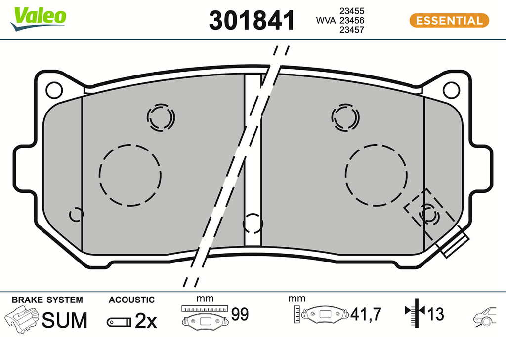 PLAQ FREIN FIRST HYUNDAI CLARUS (K9