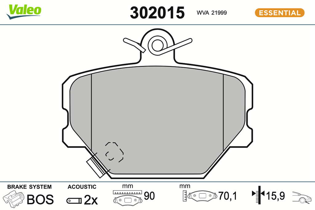 PLAQ FREIN FIRST SMART FORTWO 08 03
