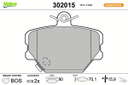 PLAQ FREIN FIRST SMART FORTWO 08 03