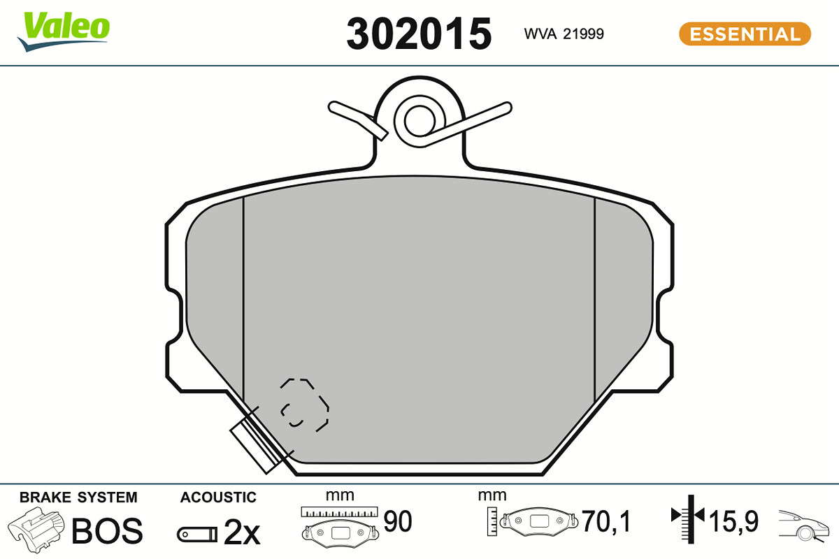 PLAQ FREIN FIRST SMART FORTWO 08 03