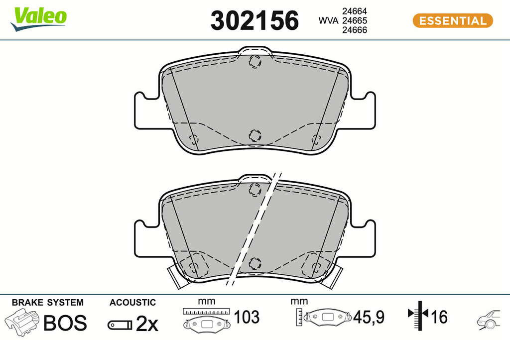 PLAQ FREIN FIRST TOYOTA AURIS 10.06