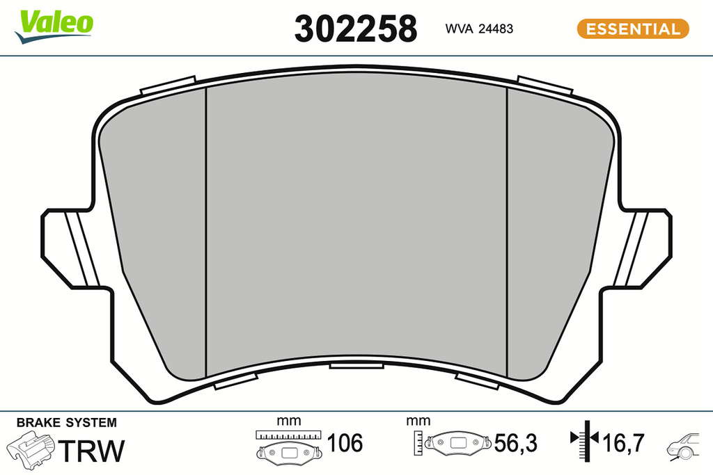 PLAQ FREIN FIRST AUDI Q3 10.13 04.1