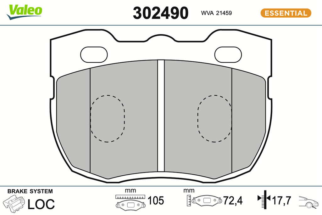 PLAQ FREIN FIRST LR DEFENDER 130  F