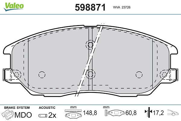 Plaquettes de frein