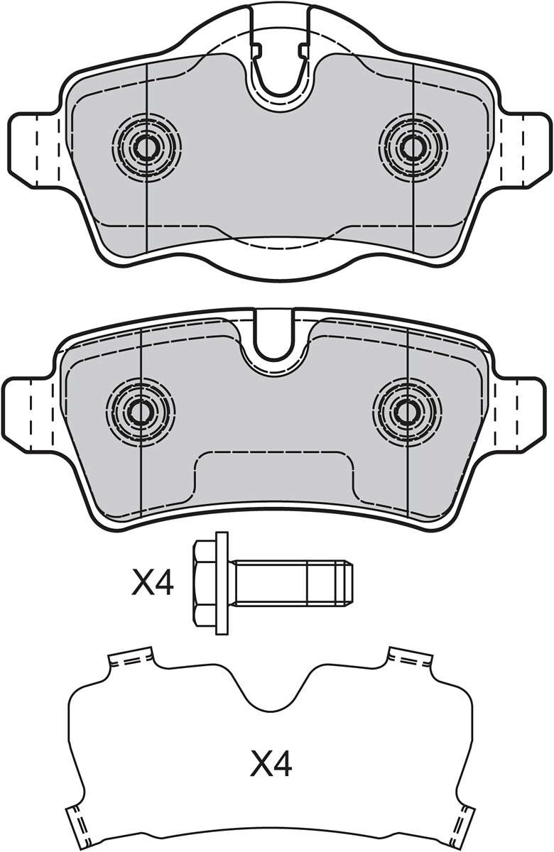 BRAKE PAD SET_601041_01