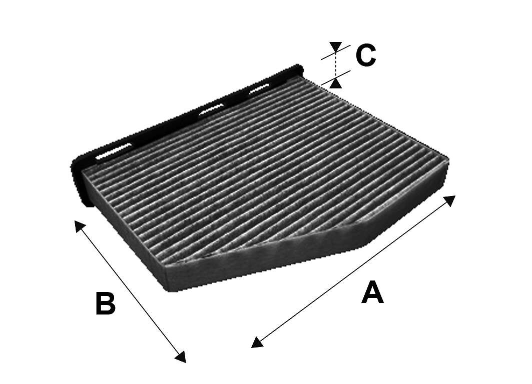 FILTRE HAB VW GOLF V/TOURAN/ A3 (CA
