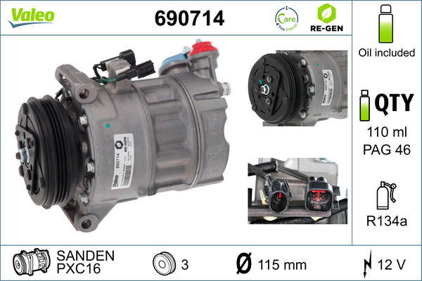 COMP ES VOLVO S60 V60 V70 XC60 XC70