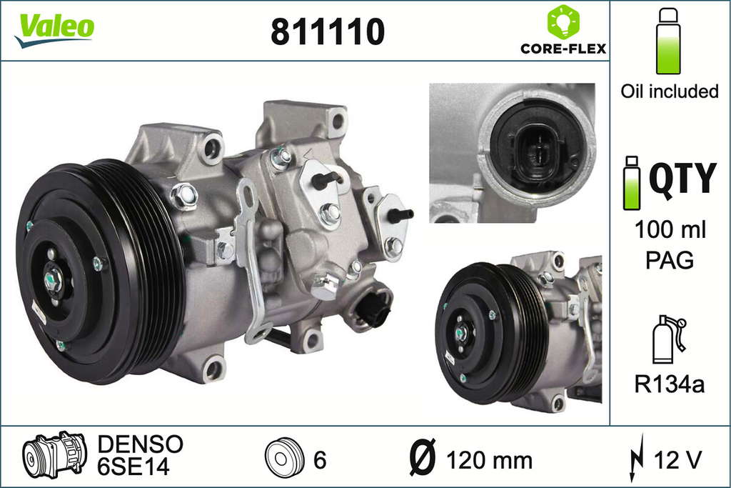 COMP CF NE COROLLA 1.6 1.8 6SES14C