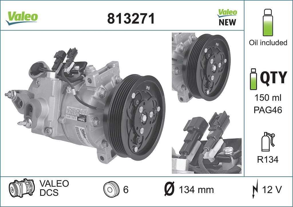 COMP NE VOLVO S80, V70, XC60, XC70