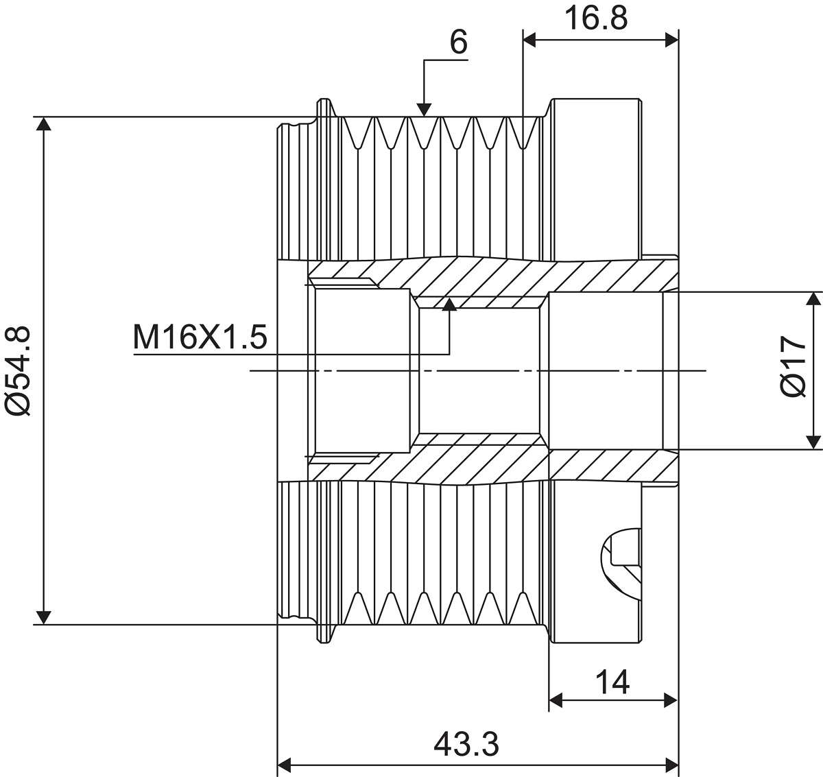 FREE WHEEL PULLEY_588023_03