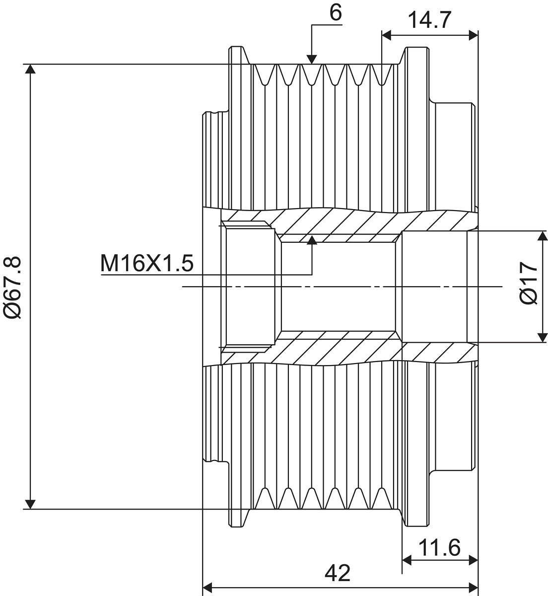 FREE WHEEL PULLEY_588050_03