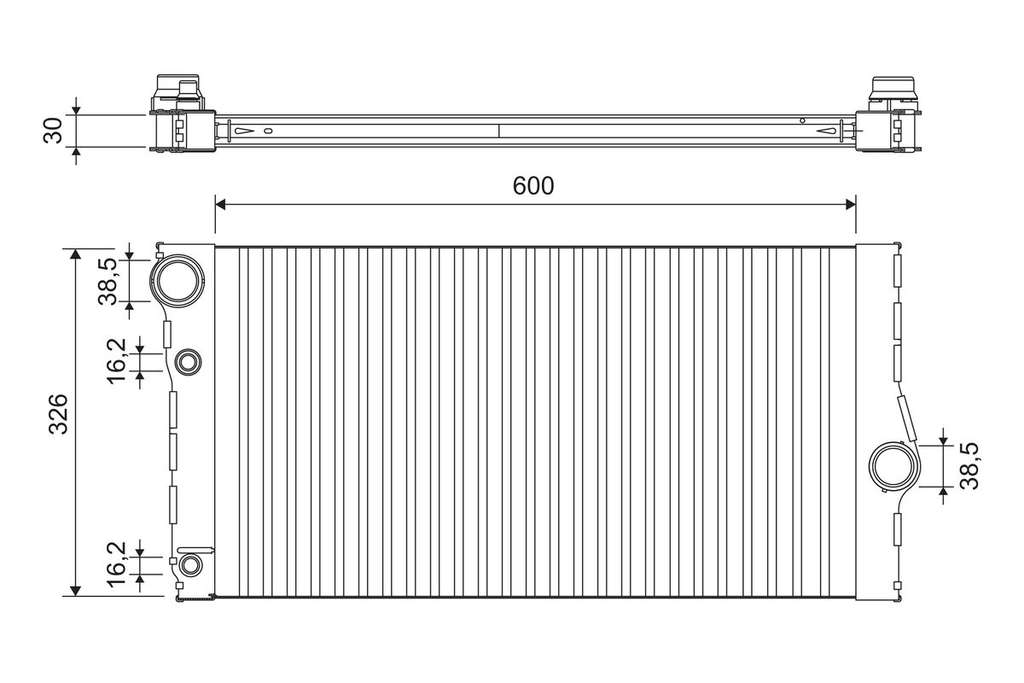 Radiateur du moteur
