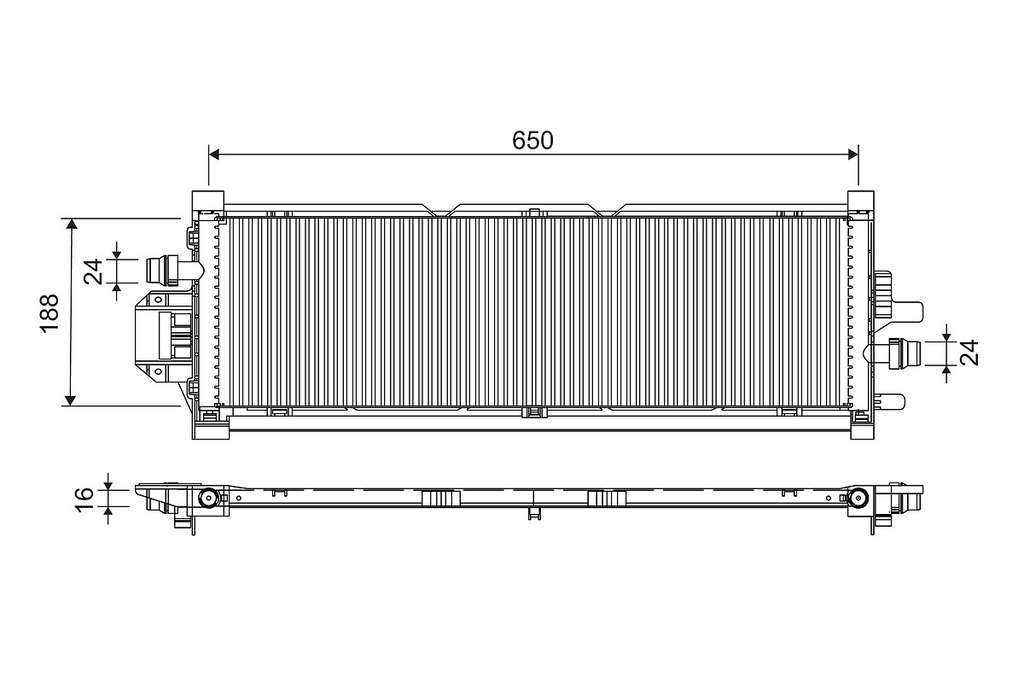 Radiateur du moteur