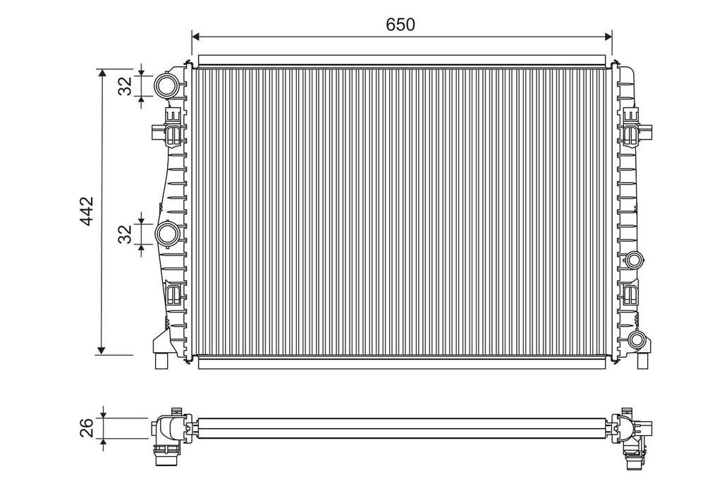 Radiateur du moteur