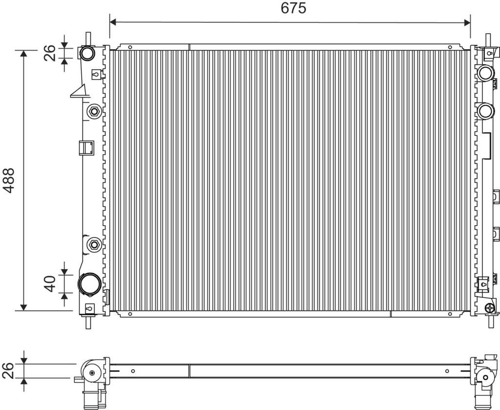 Radiateur moteur