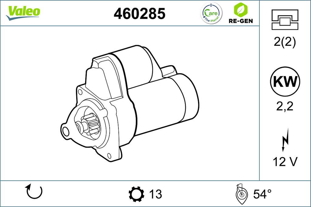 STARTER RE-GEN HYUNDAI - KIA