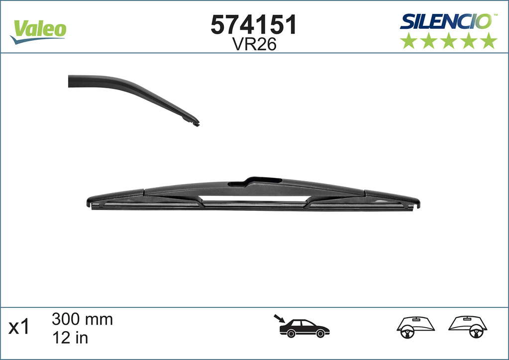 SILENCIO VR26 X1 C3, 208, 308, CLIO