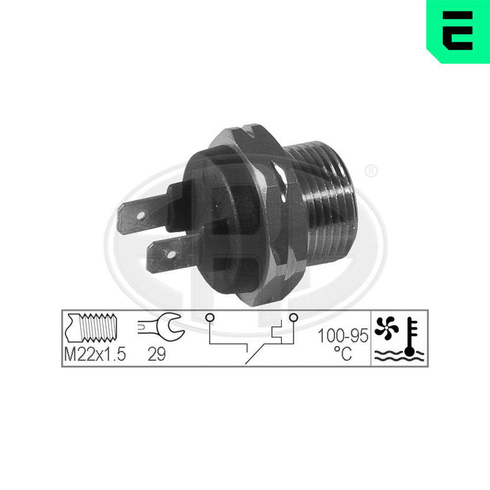 Thermocontact pour ventilateur de radiateur