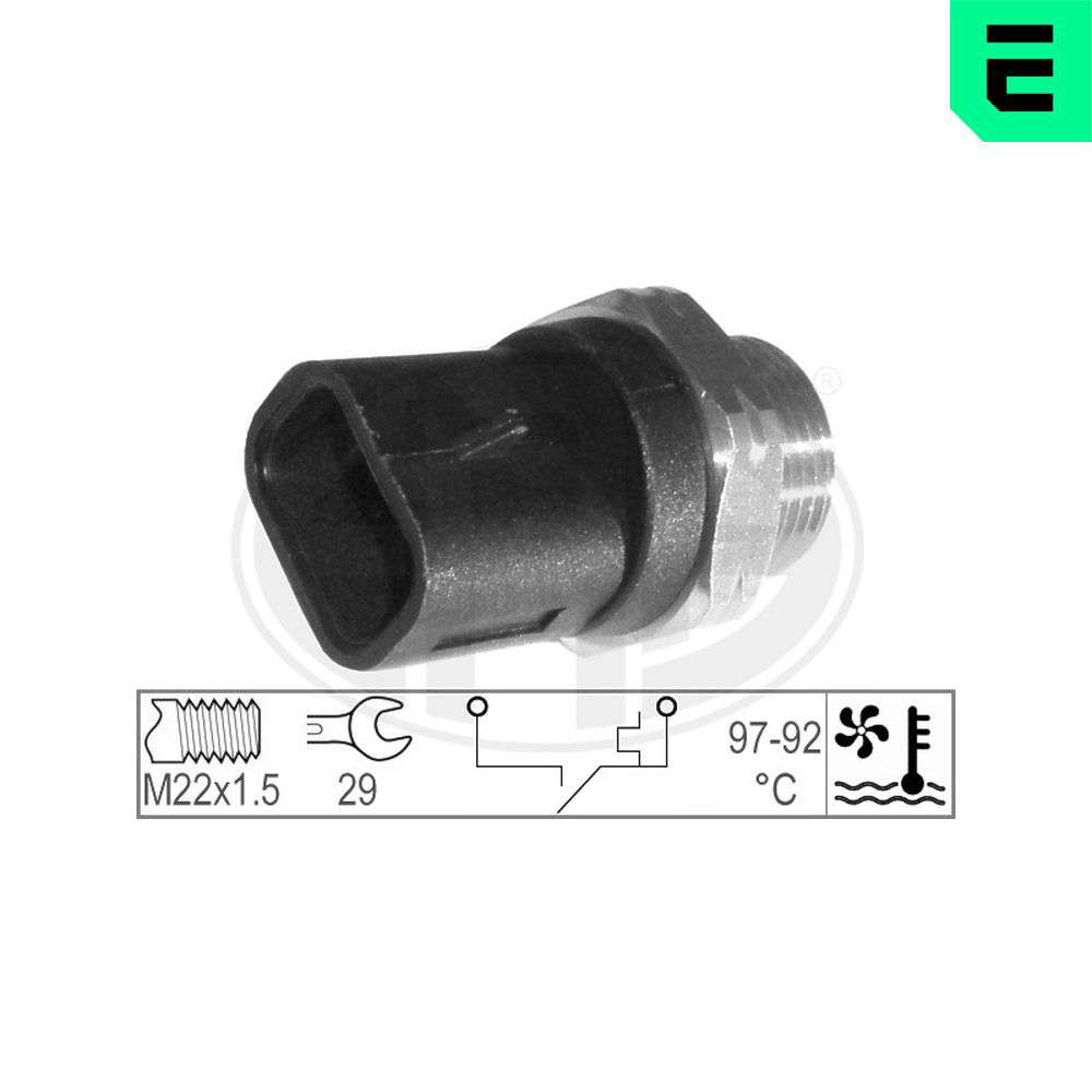 Thermocontact pour ventilateur de radiateur