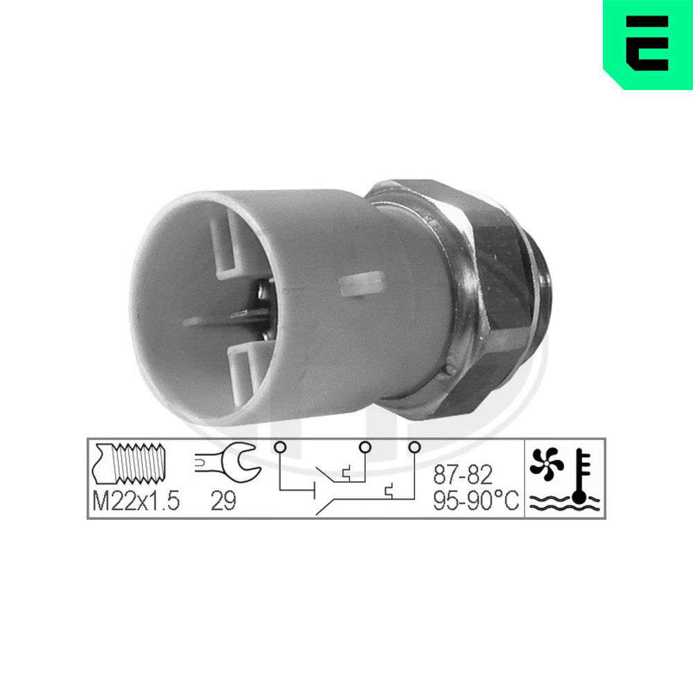Thermocontact pour ventilateur de radiateur