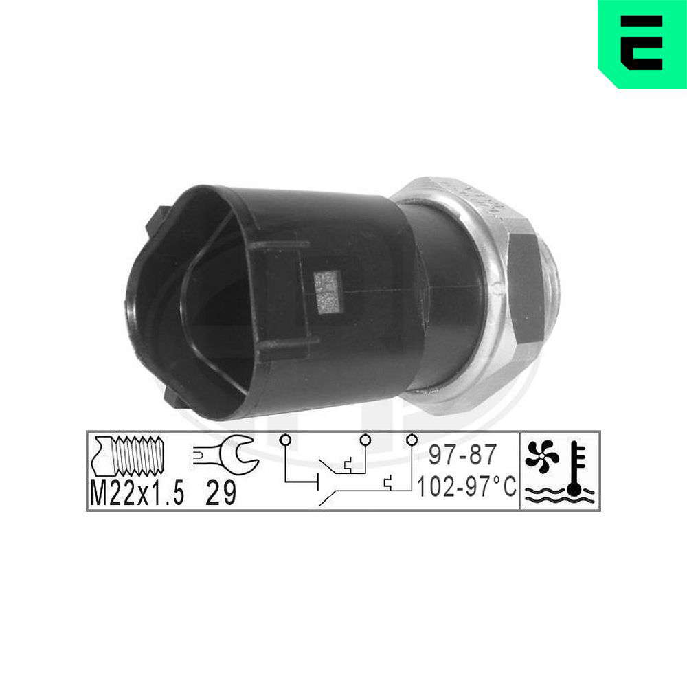 Thermocontact pour ventilateur de radiateur