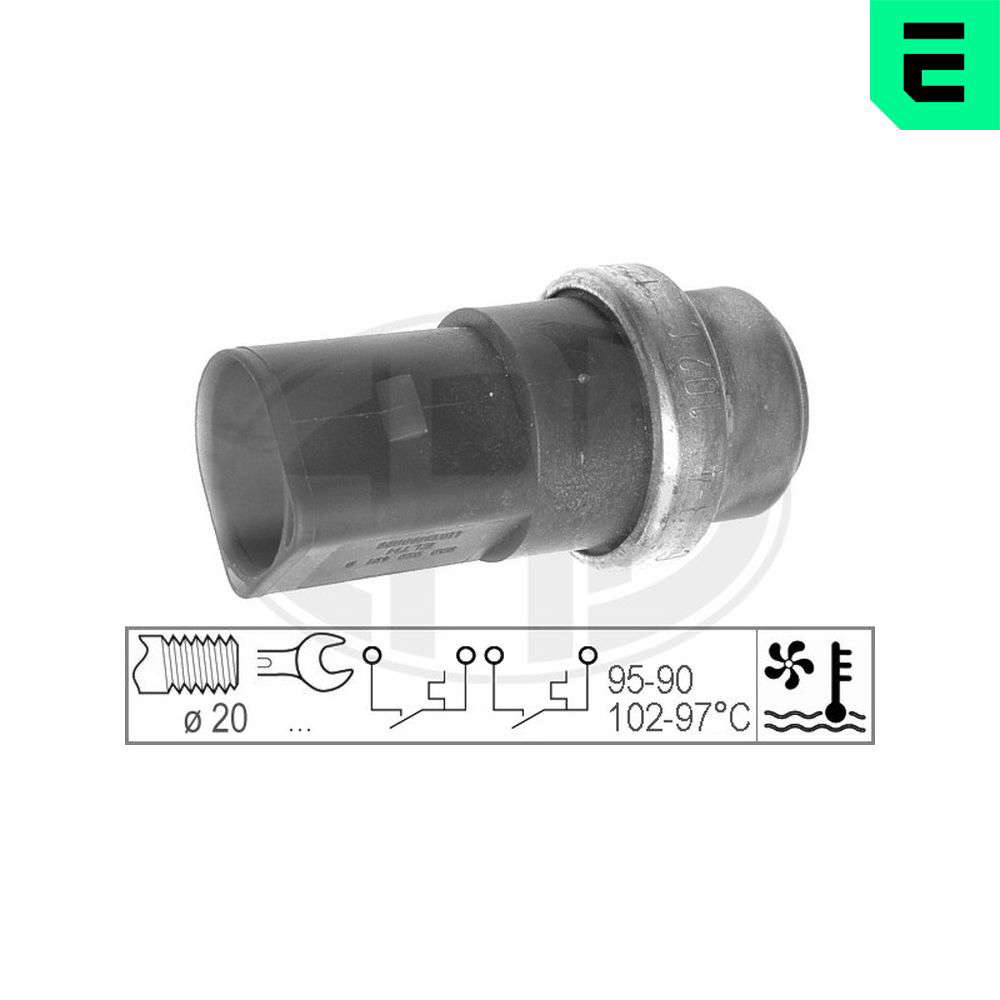 Thermocontact pour ventilateur de radiateur