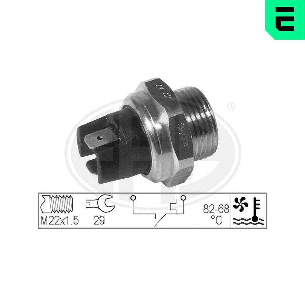 Thermocontact pour ventilateur de radiateur