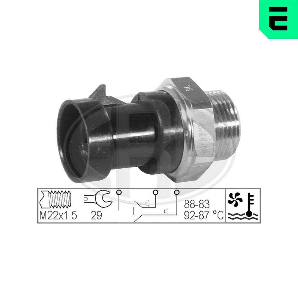 Thermocontact pour ventilateur de radiateur