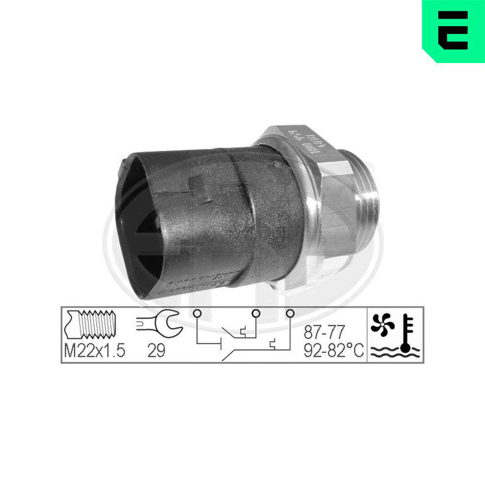 Thermocontact pour ventilateur de radiateur