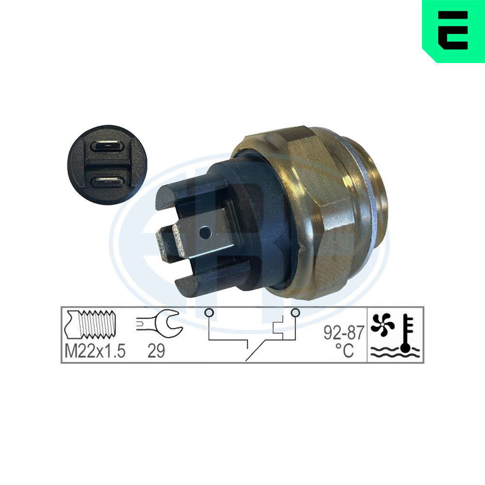 Thermocontact pour ventilateur de radiateur