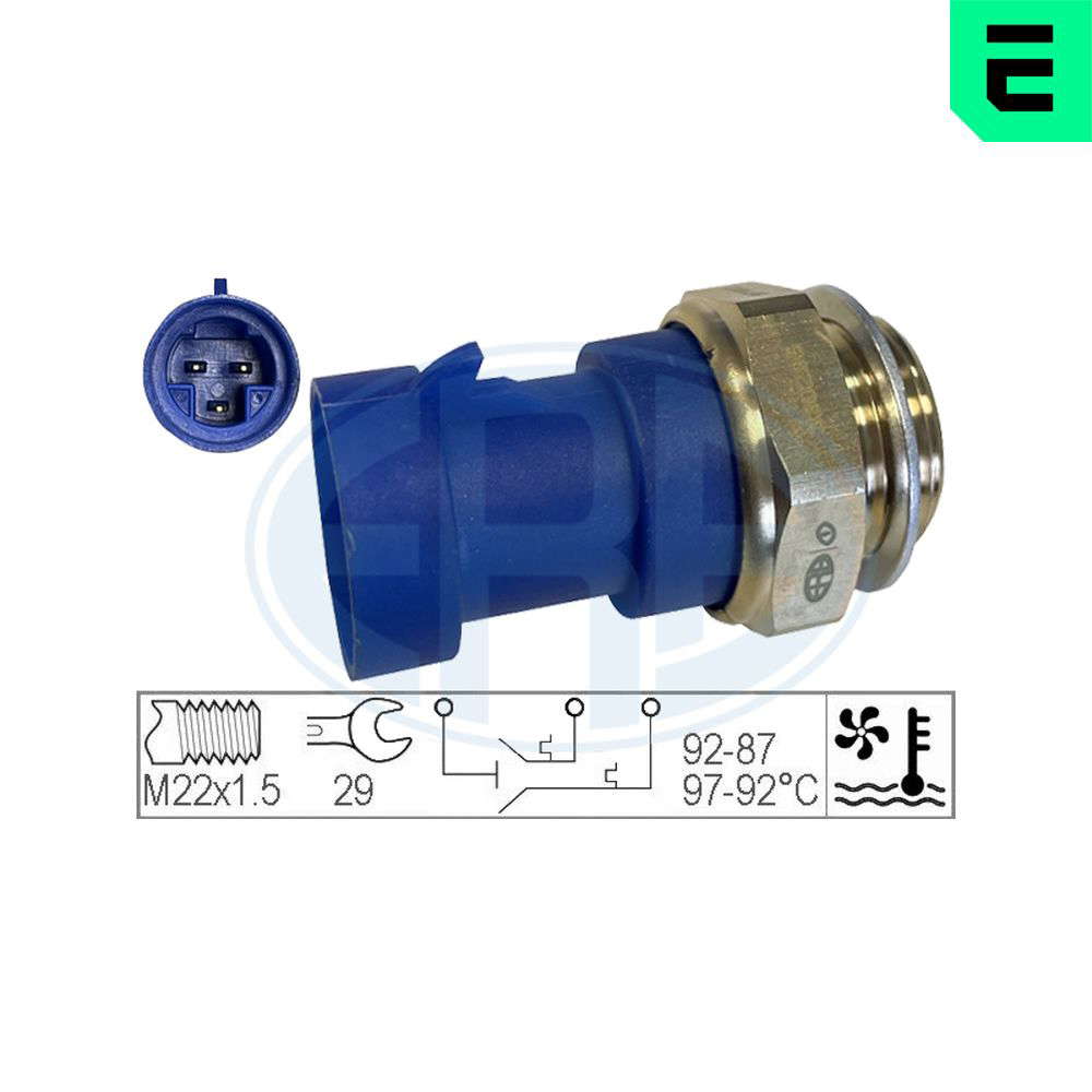 Thermocontact pour ventilateur de radiateur