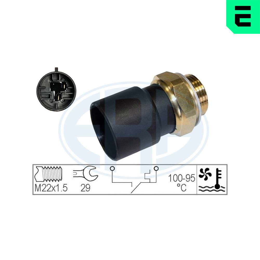 Thermocontact pour ventilateur de radiateur