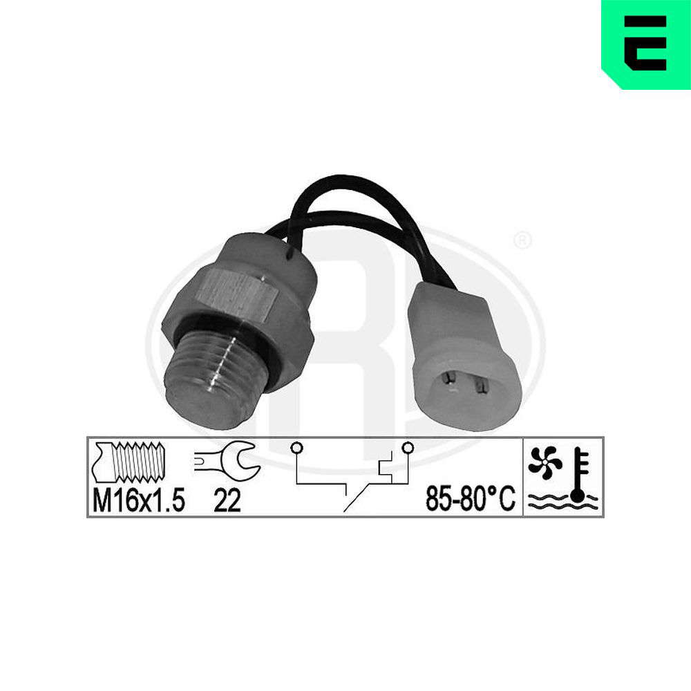 Thermocontact pour ventilateur de radiateur