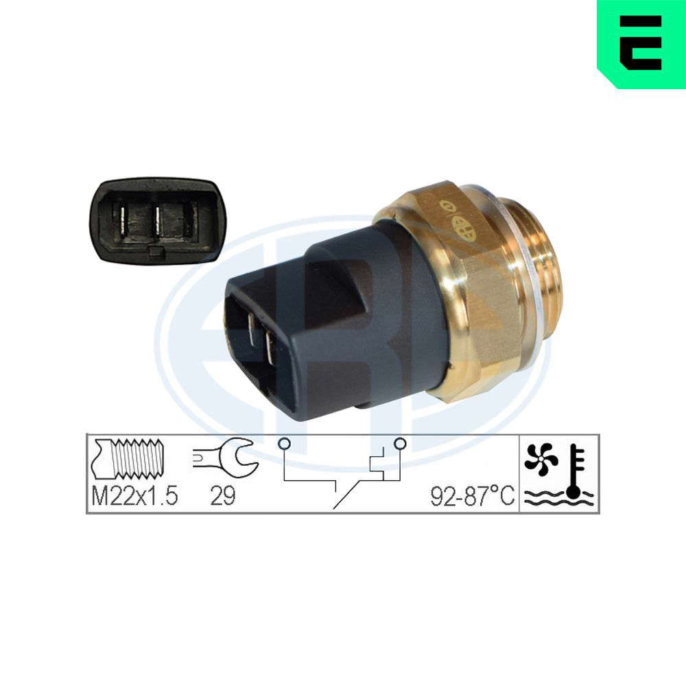 Thermocontact pour ventilateur de radiateur