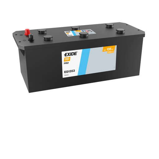 Batterie  EXIDE CV RANGE  EG1353 12 V 135 AH + 1000 AMPS EN + Gauche 514x218x210